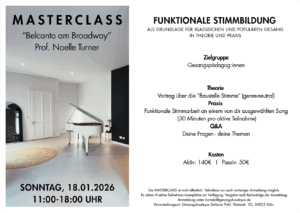 Belcanto am Broadway Masterclass Noelle Turner